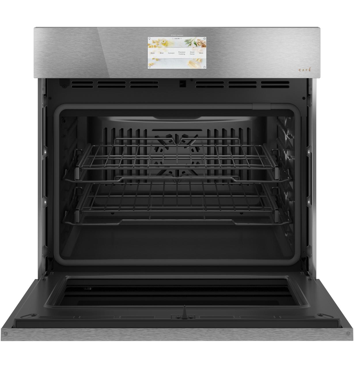 Cafe CTS90DM2NS5 CAF(EBACK)™ 30 Smart Built-In Convection Single Wall Oven in Platinum Glass