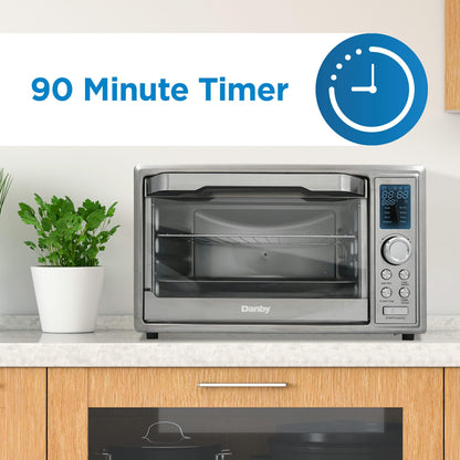 DBTO0961ABSS Danby 0.9 cu. ft. Toaster Oven with Air Fry Technology in Stainless Steel