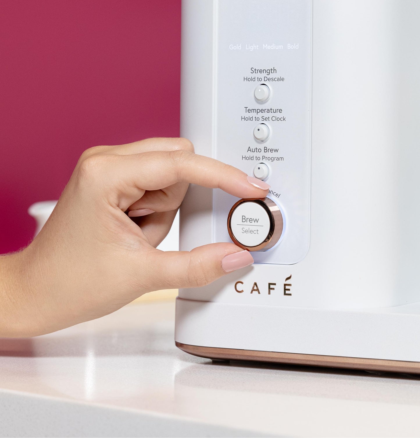 Cafe C7CDABS4RW3 CAF(EBACK)™ Specialty Drip Coffee Maker with Glass Carafe