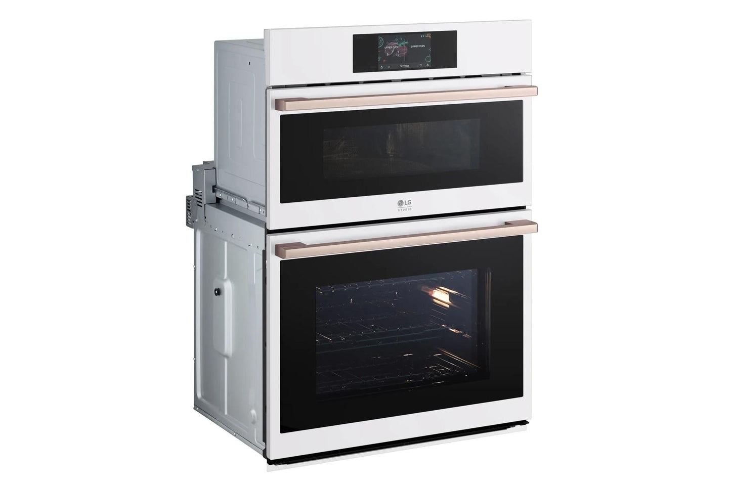 WCES6428N LG STUDIO 1.7/4.7 cu. ft. Combination Double Wall Oven - Essence White