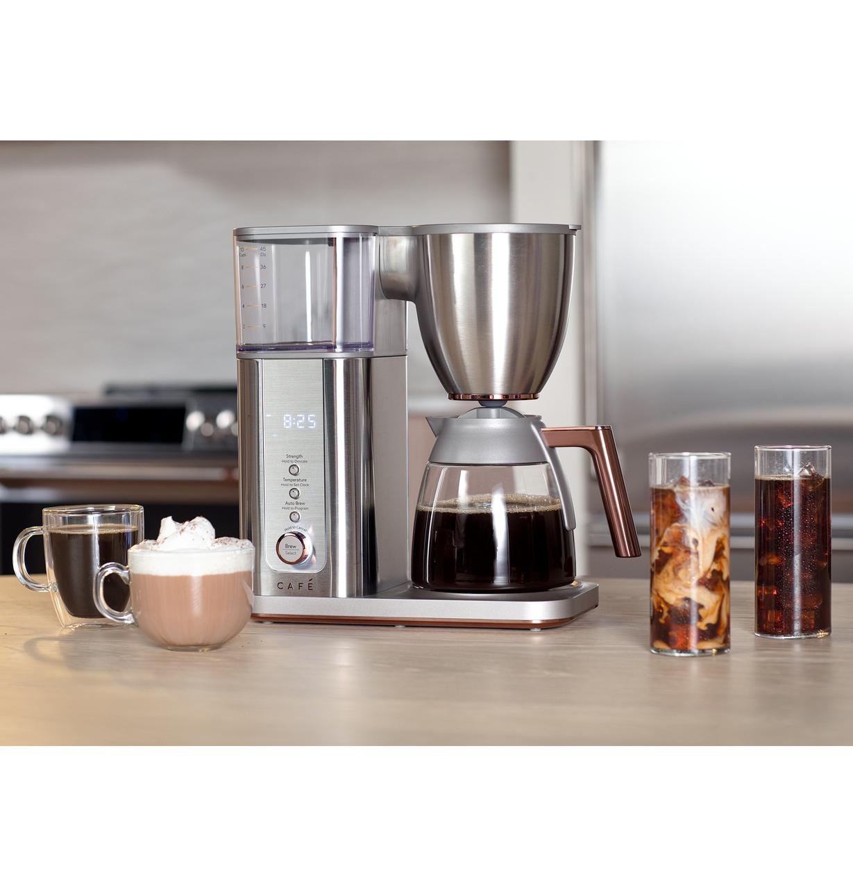 Cafe C7CDABS2RS3 CAF(EBACK)™ Specialty Drip Coffee Maker with Glass Carafe