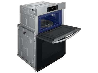 Samsung NQ70CG700DSRAA Bespoke 30 Microwave Combination Wall Oven with with Flex Duo™ in Stainless Steel