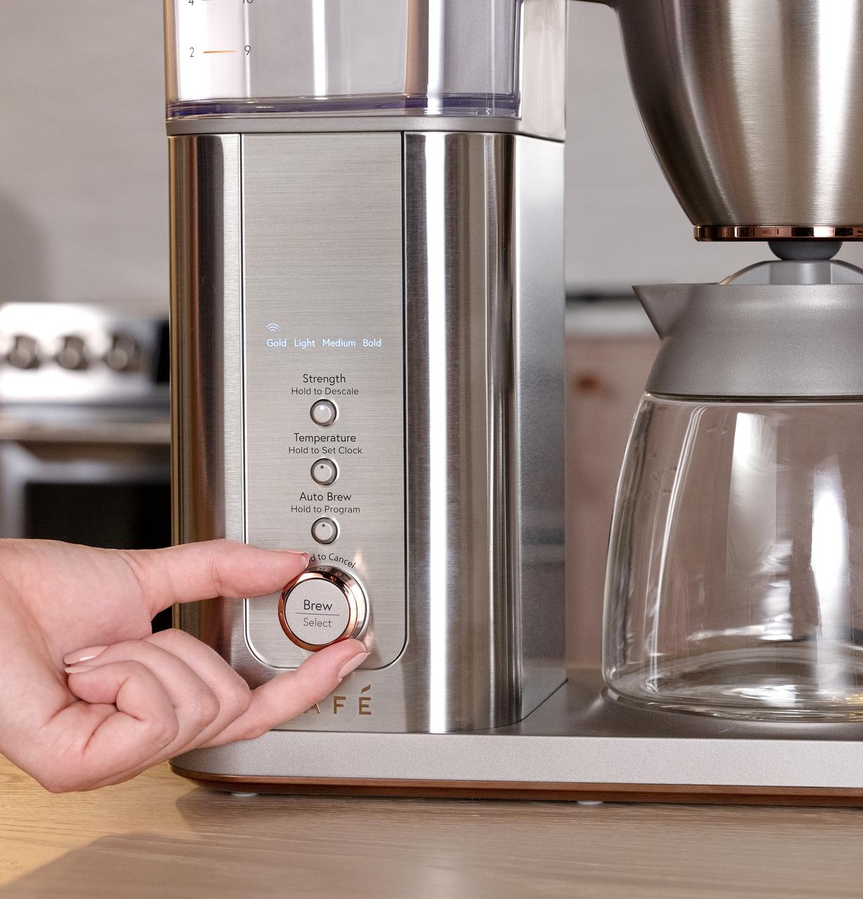 Cafe C7CDABS2RS3 CAF(EBACK)™ Specialty Drip Coffee Maker with Glass Carafe