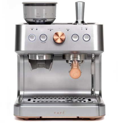Cafe C7CESAS2RS3 CAF(EBACK)™ BELLISSIMO Semi Automatic Espresso Machine + Frother