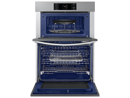 Samsung NQ70CG700DSRAA Bespoke 30 Microwave Combination Wall Oven with with Flex Duo™ in Stainless Steel