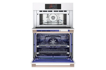 WCES6428N LG STUDIO 1.7/4.7 cu. ft. Combination Double Wall Oven - Essence White
