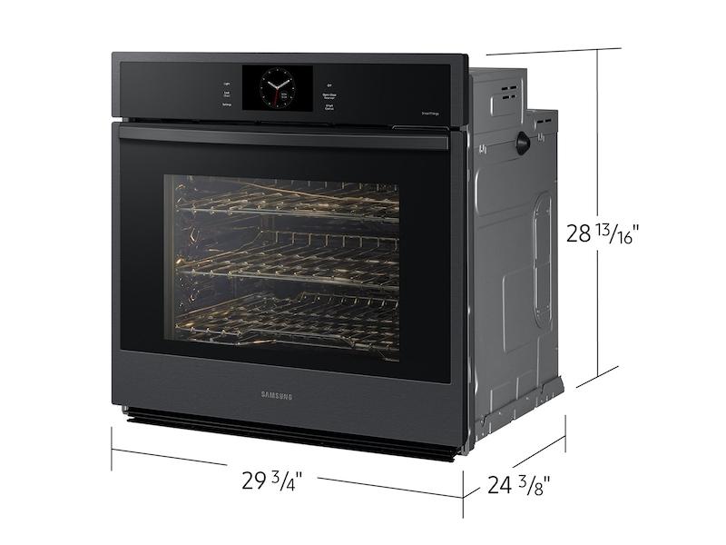 Samsung NV51CG600SMTAA 30 Single Wall Oven with Steam Cook in Matte Black
