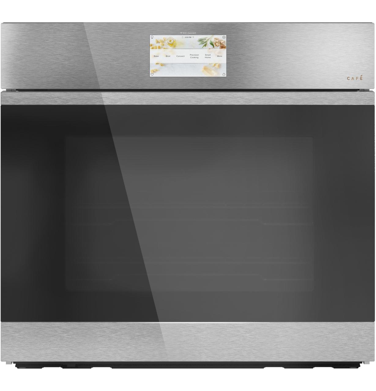 Cafe CTS90DM2NS5 CAF(EBACK)™ 30 Smart Built-In Convection Single Wall Oven in Platinum Glass