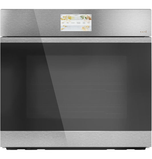 Cafe CTS90DM2NS5 CAF(EBACK)™ 30 Smart Built-In Convection Single Wall Oven in Platinum Glass