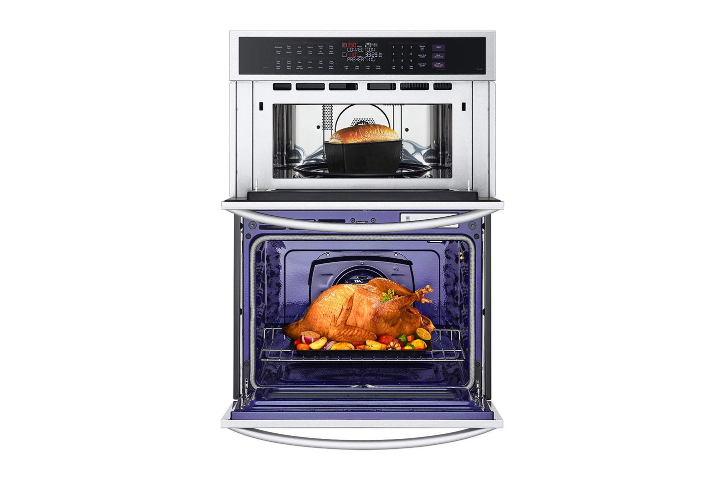 Lg WCEP6427F 1.7/4.7 cu. ft. Smart Combination Wall Oven with InstaView®, True Convection, Air Fry, and Steam Sous Vide
