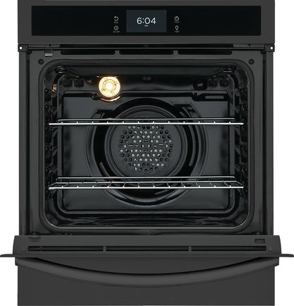 Frigidaire GCWS2438AB 24 Single Electric Wall Oven with Air Fry