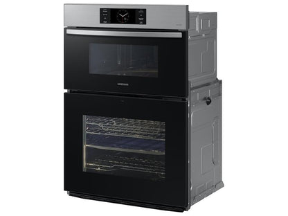 Samsung NQ70CG700DSRAA Bespoke 30 Microwave Combination Wall Oven with with Flex Duo™ in Stainless Steel