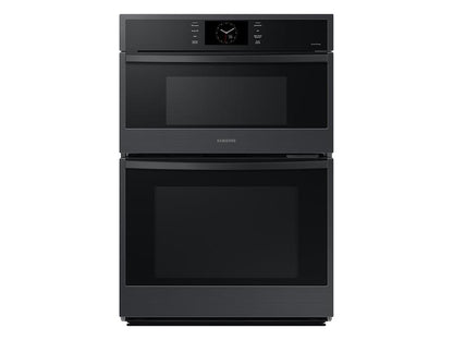 Samsung NQ70CG600DMTAA 30 Microwave Combination Wall Oven with Steam Cook in Matte Black