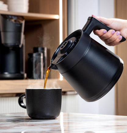 P7CGAAS6TBB GE Profile™ Smart Grind and Brew Coffee Maker with Podless Single Serve