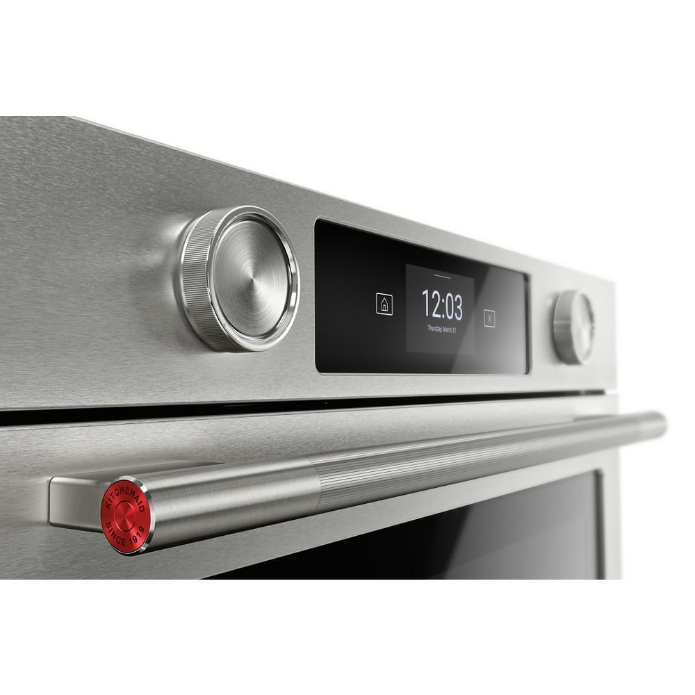 Kitchenaid KOES730SPS 30-inch Smart Electric Single Wall Oven with Assisted Cooking Modes - PrintShield™ Finish