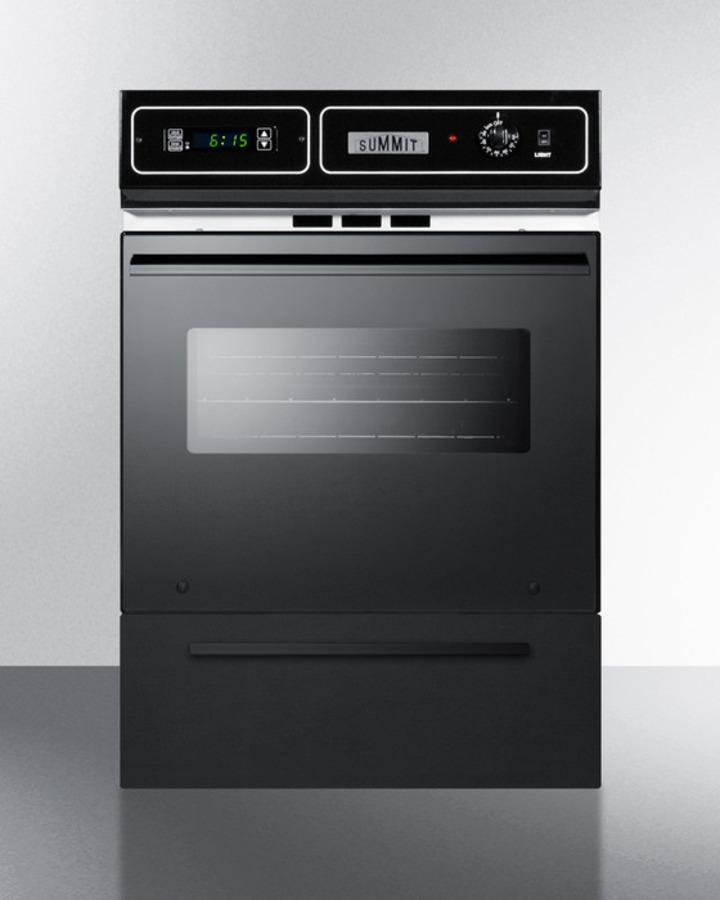 Summit TEM721DK 24 Wide Electric Wall Oven