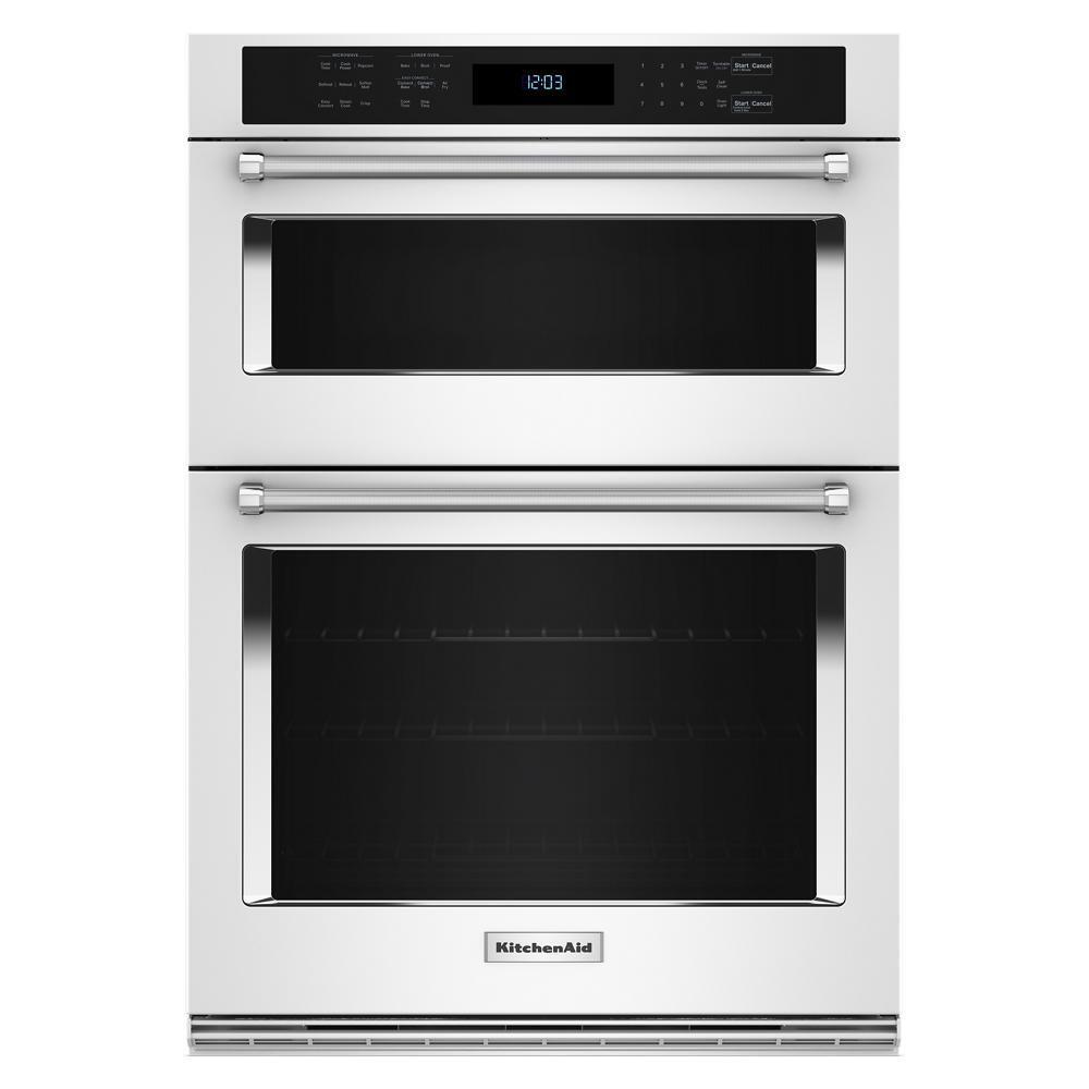 KOEC530PWH KitchenAid® 30 Combination Microwave Wall Ovens with Air Fry Mode.