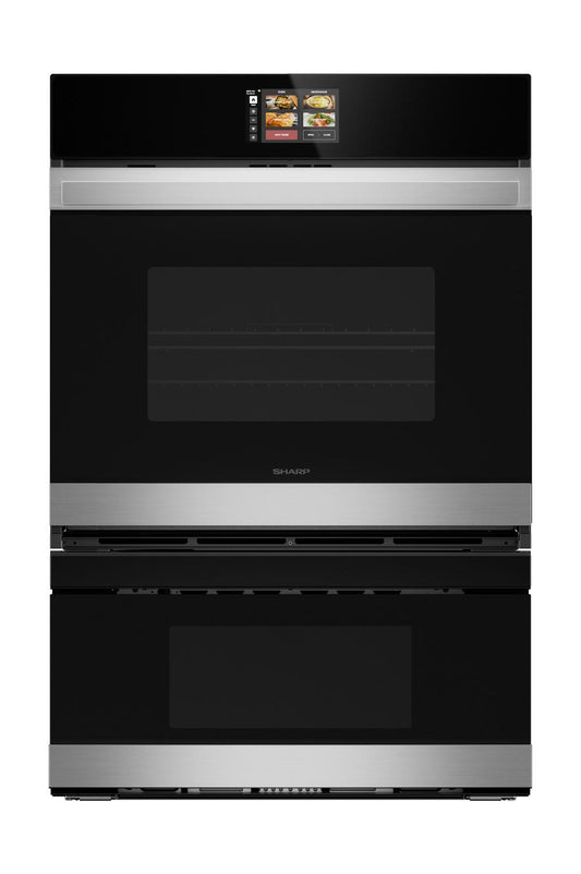 Sharp SWB3085HS 30 in. Smart Convection Wall Oven with Microwave Drawer Oven