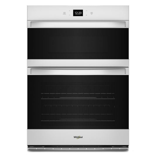 Whirlpool WOEC5027LW 5.7 Total Cu. Ft. Combo Wall Oven with Air Fry When Connected