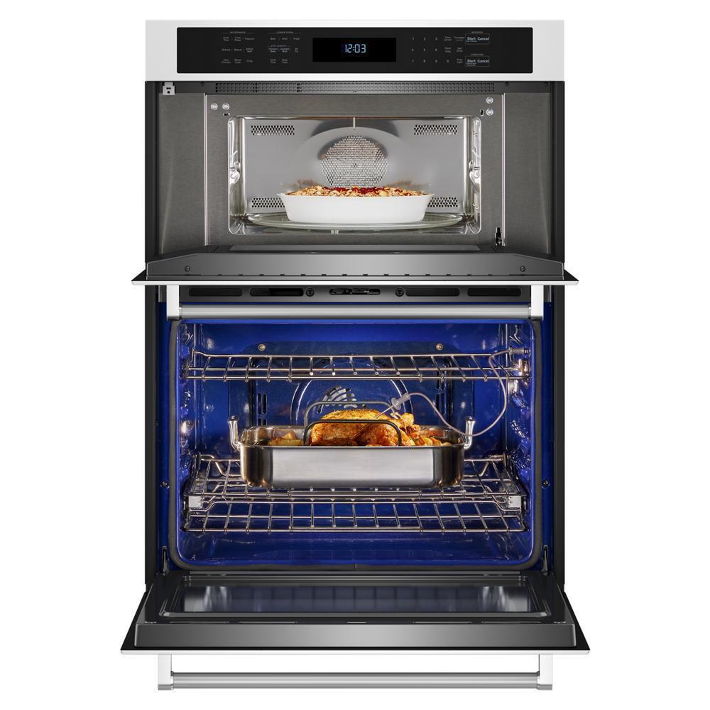 KOEC530PWH KitchenAid® 30 Combination Microwave Wall Ovens with Air Fry Mode.