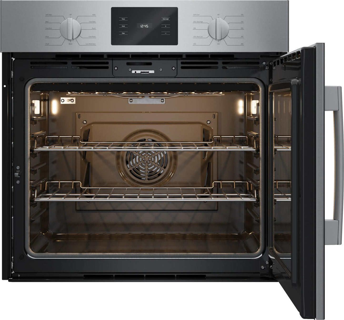 Bosch HBL5455RUC 500 Series, Built-in oven, 30'', Door Hinge: right, Stainless steel