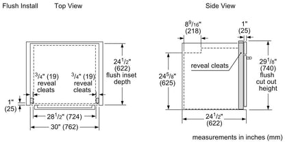 Bosch HBL5451UC 500 Series, Built-in oven, 30'', Stainless steel