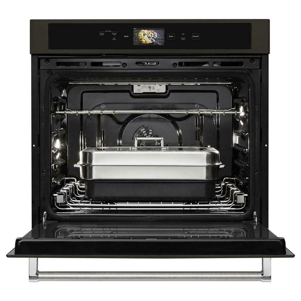 Kitchenaid KOSE900HBS Smart Oven+ 30 Single Oven with Powered Attachments and PrintShield™ Finish