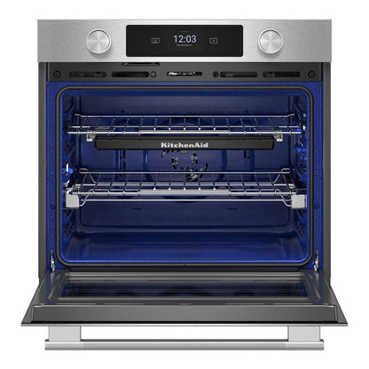 Kitchenaid KOES730SPS 30-inch Smart Electric Single Wall Oven with Assisted Cooking Modes - PrintShield™ Finish