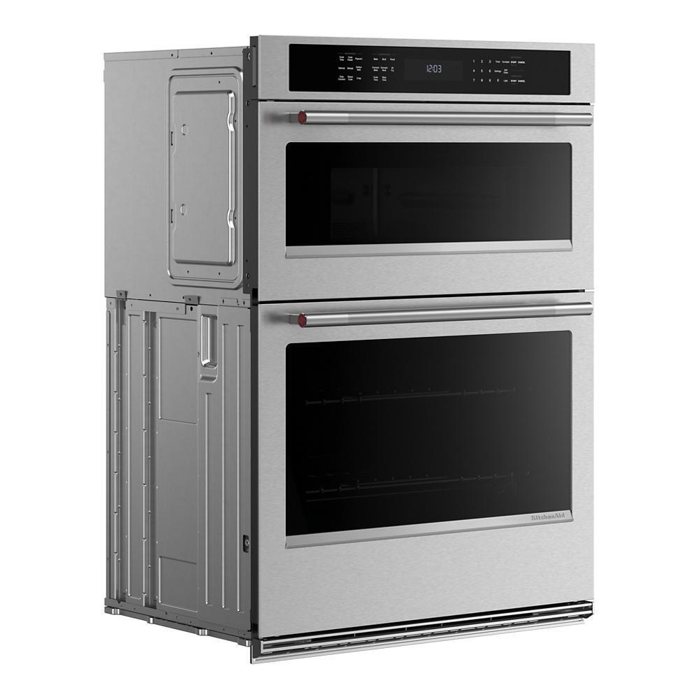 Kitchenaid KOEC530SPS 30-inch Electric Combo Wall Oven with No Preheat Air Fry Mode - PrintShield™ Finish