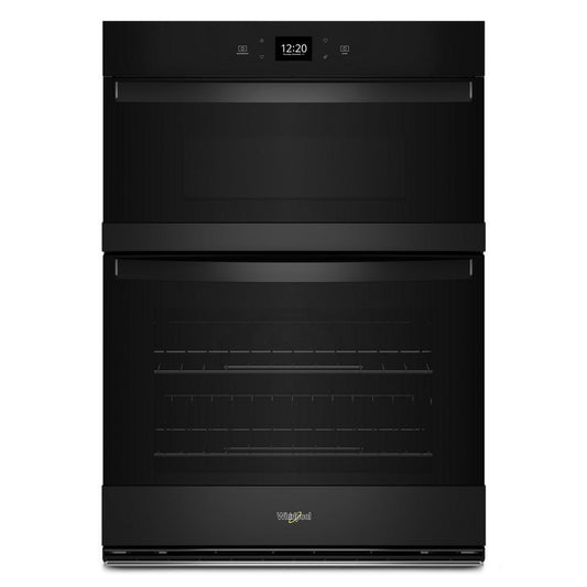 Whirlpool WOEC5030LB 6.4 Total Cu. Ft. Combo Wall Oven with Air Fry When Connected