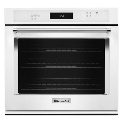 Kitchenaid KOSE500EWH 30 Single Wall Oven with Even-Heat™ True Convection