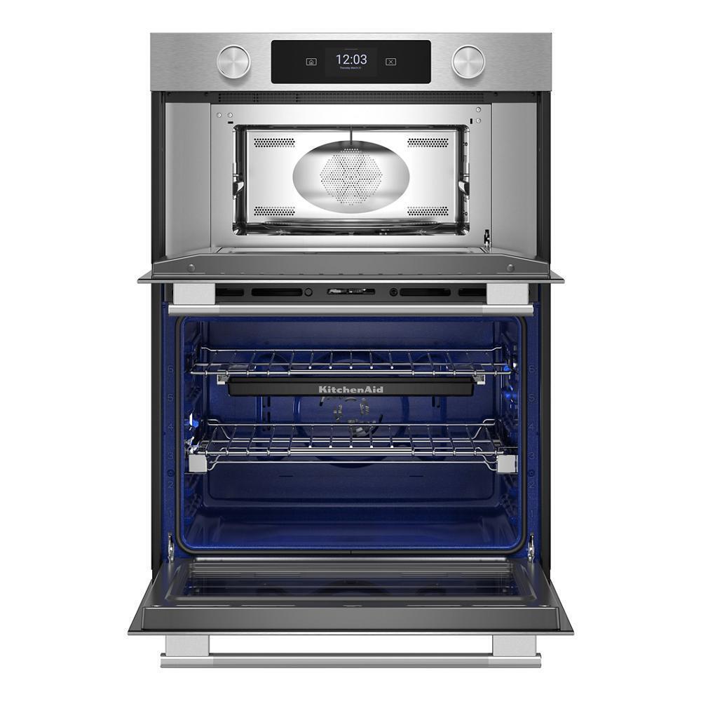 Kitchenaid KOEC730SPS 30-inch Smart Electric Combo Wall Oven with Assisted Cooking Modes - PrintShield™ Finish
