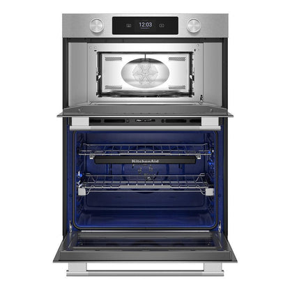 Kitchenaid KOEC730SPS 30-inch Smart Electric Combo Wall Oven with Assisted Cooking Modes - PrintShield™ Finish