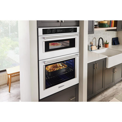 KOEC530PWH KitchenAid® 30 Combination Microwave Wall Ovens with Air Fry Mode.