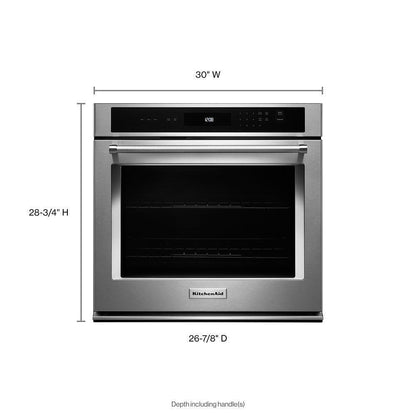 Kitchenaid KOST100ESS 30 Single Wall Oven with Even-Heat™ Thermal Bake/Broil