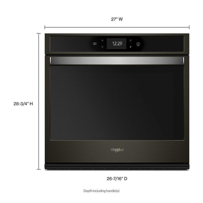 Whirlpool WOS72EC7HV 4.3 cu. ft. Smart Single Convection Wall Oven with Air Fry, when Connected