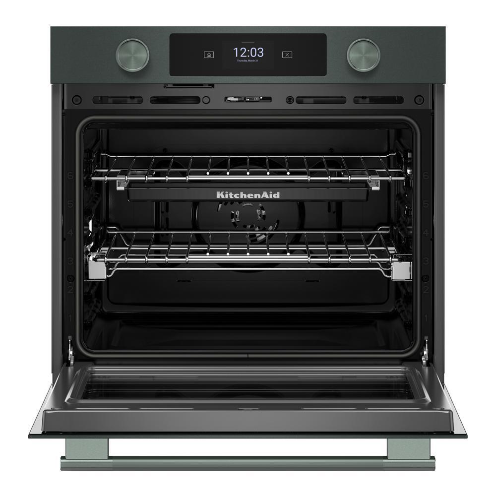 Kitchenaid KOES730SJP 30-inch Smart Electric Single Wall Oven with Assisted Cooking Modes - Juniper