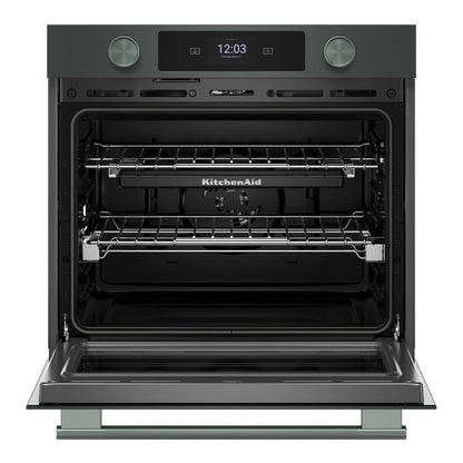 Kitchenaid KOES730SJP 30-inch Smart Electric Single Wall Oven with Assisted Cooking Modes - Juniper