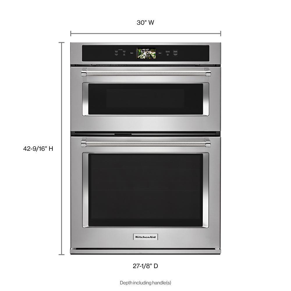 Kitchenaid KOCE900HSS Smart Oven+ 30 Combination Oven with Powered Attachments