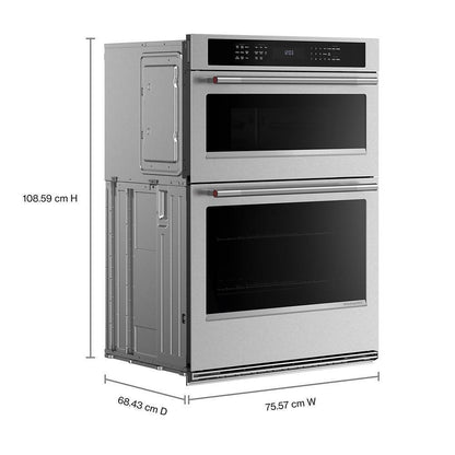 Kitchenaid KOEC530SPS 30-inch Electric Combo Wall Oven with No Preheat Air Fry Mode - PrintShield™ Finish