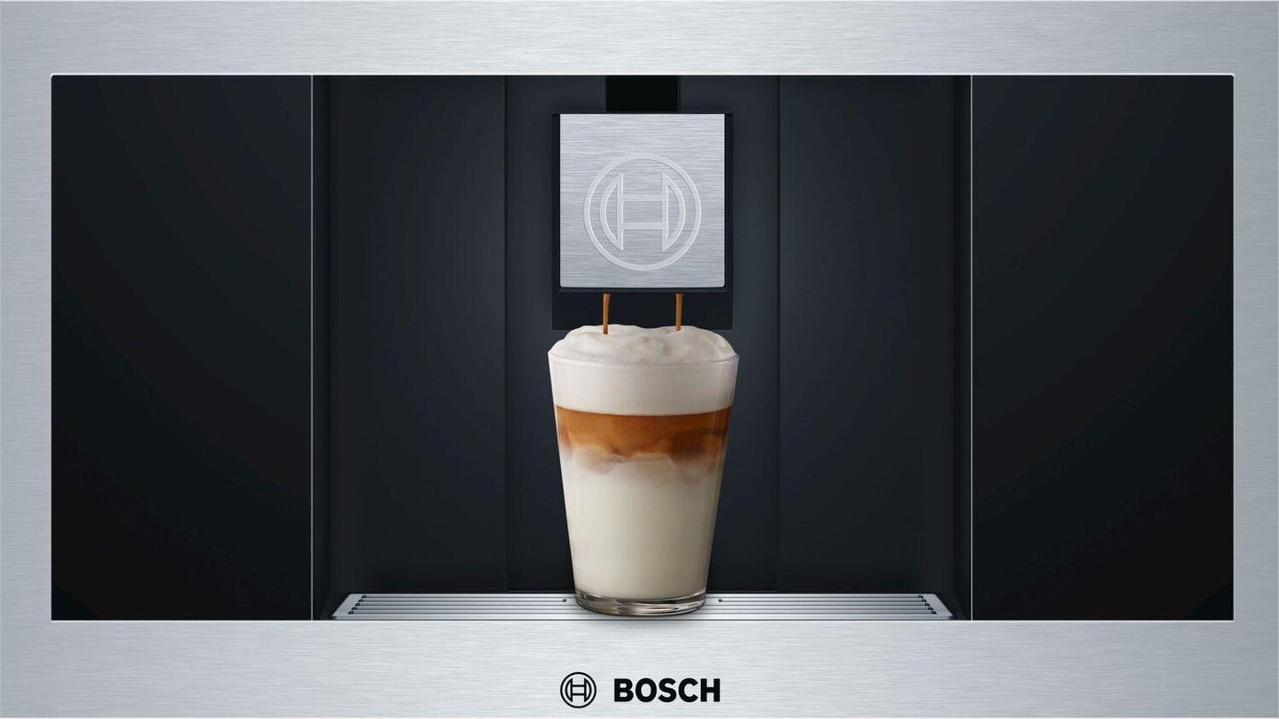 Bosch BCM8450UC 800 Series, Built-In Fully Automatic Coffee Machine, Stainless steel, Removable water tank