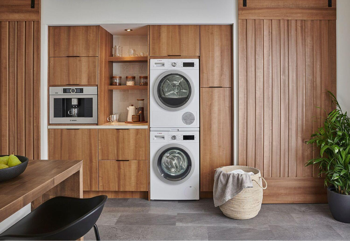 Bosch BCM8450UC 800 Series, Built-In Fully Automatic Coffee Machine, Stainless steel, Removable water tank