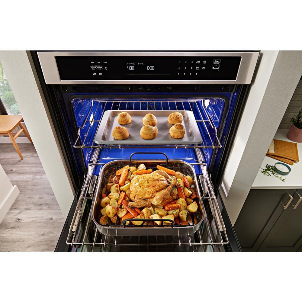 KOEC530PPS KitchenAid® 30 Combination Microwave Wall Ovens with Air Fry Mode.
