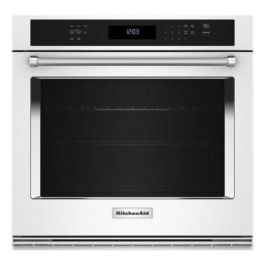 KOES530PWH KitchenAid® 30 Single Wall Ovens with Air Fry Mode