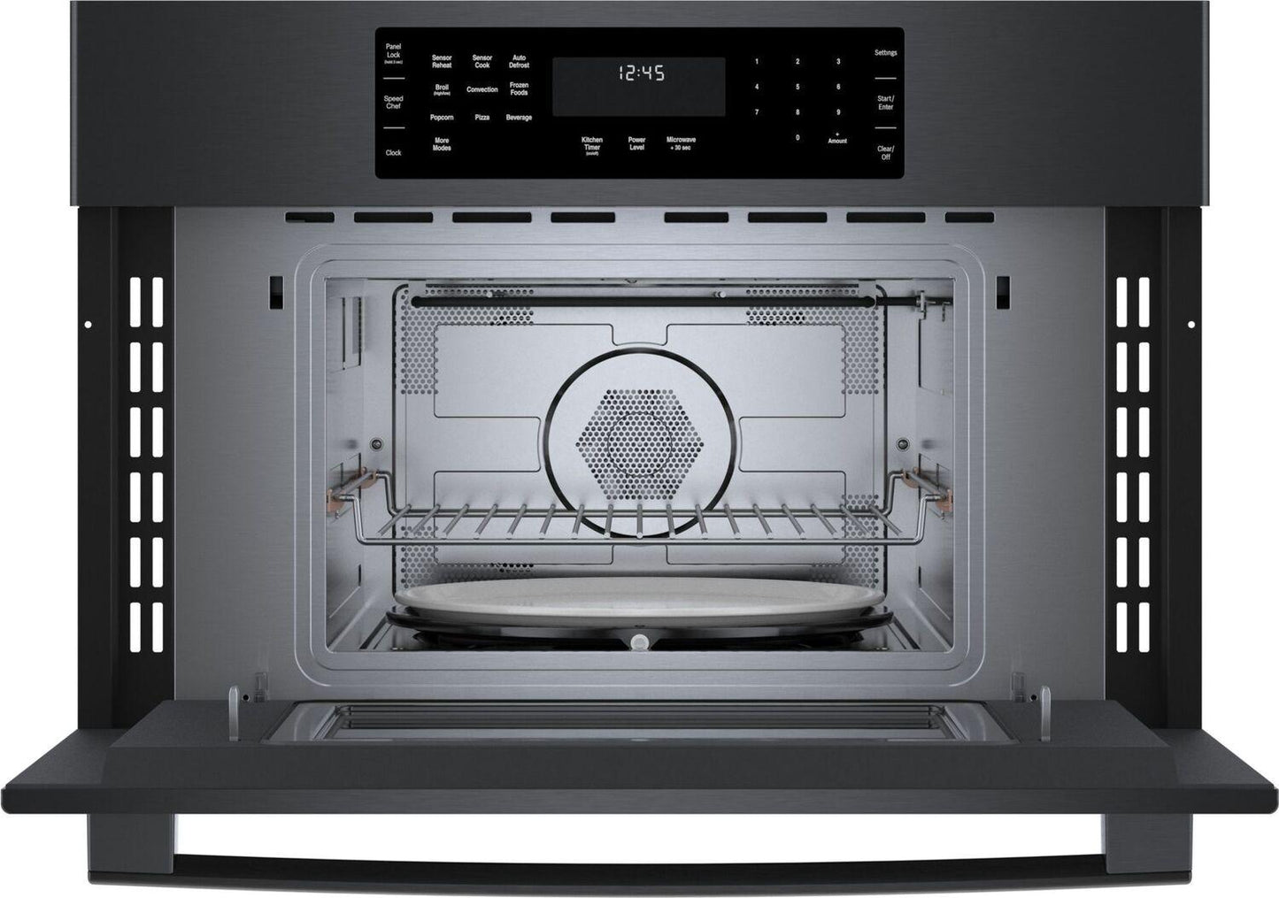 Bosch HMC80242UC 800 Series, Speed Oven, 30'', Black stainless steel