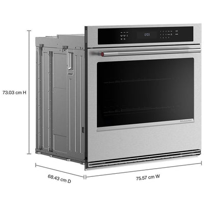 Kitchenaid KOES530SPS 30-inch Electric Single Wall Oven with No Preheat Air Fry Mode - PrintShield™ Finish