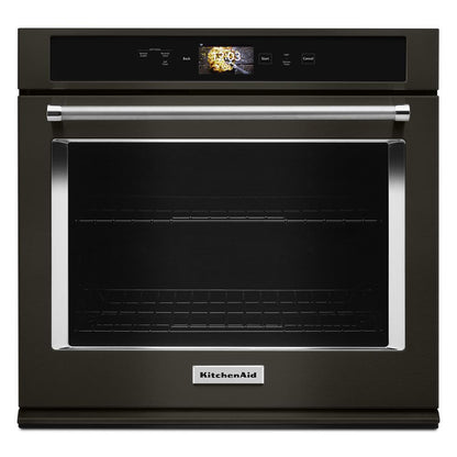 Kitchenaid KOSE900HBS Smart Oven+ 30 Single Oven with Powered Attachments and PrintShield™ Finish