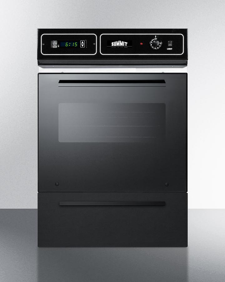 Summit TEM715DK 24 Wide Electric Wall Oven, 115v