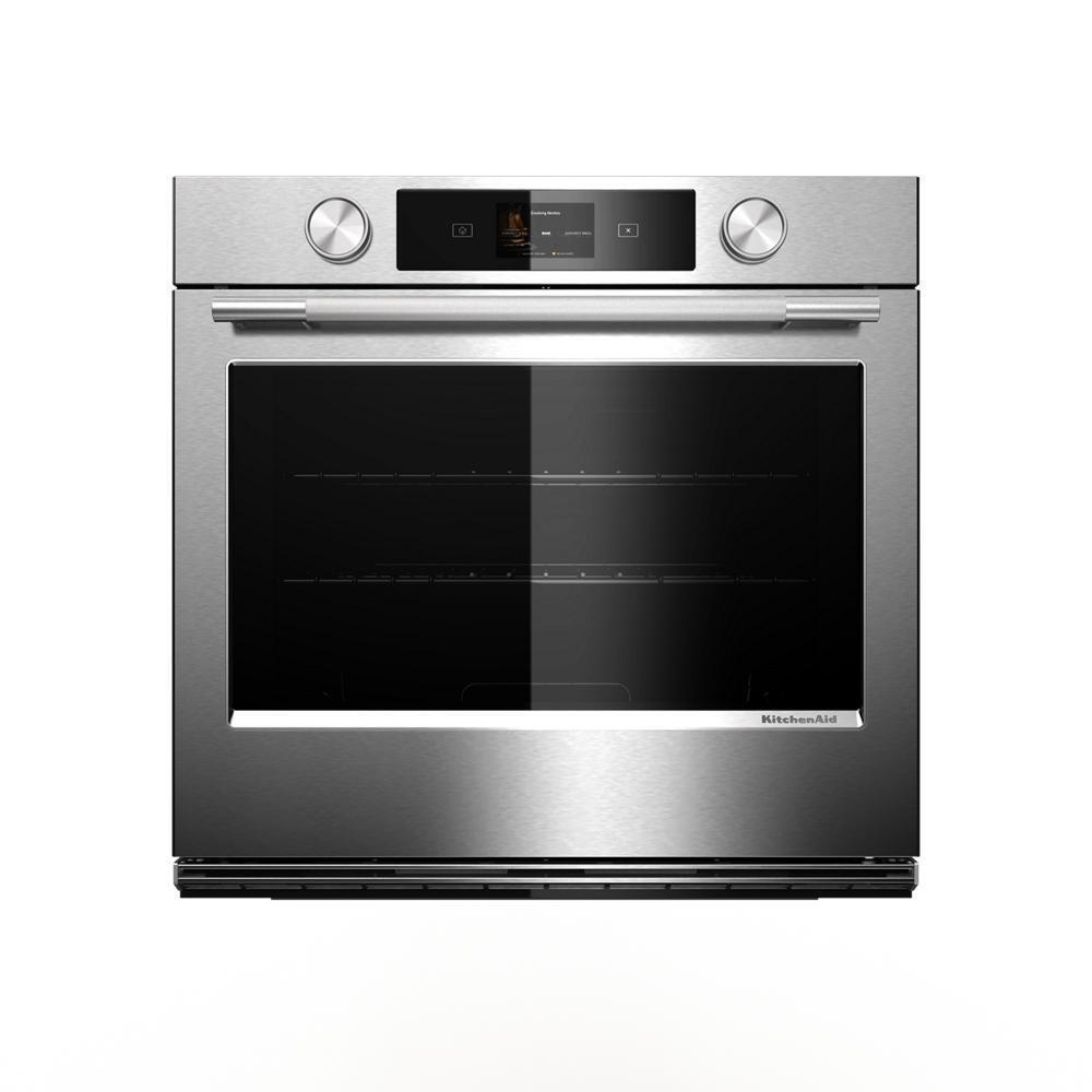 Kitchenaid KOES730SPS 30-inch Smart Electric Single Wall Oven with Assisted Cooking Modes - PrintShield™ Finish