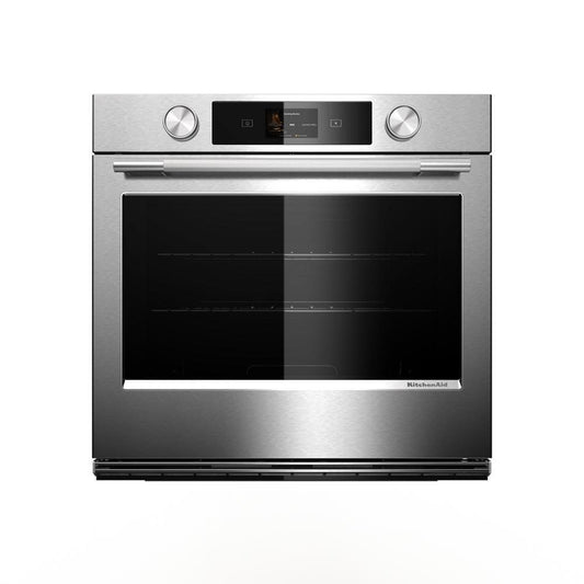 Kitchenaid KOES730SPS 30-inch Smart Electric Single Wall Oven with Assisted Cooking Modes - PrintShield™ Finish